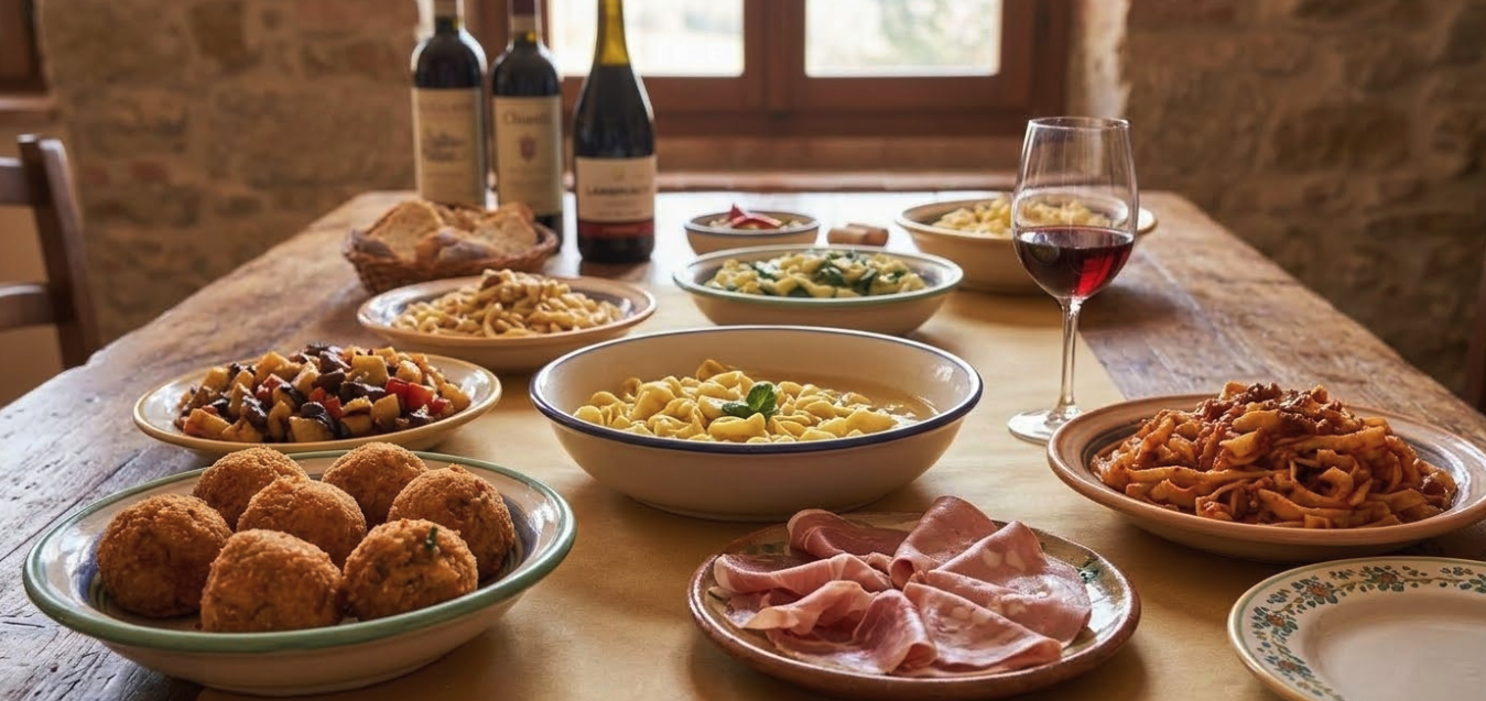The best conversations start with a plate of food